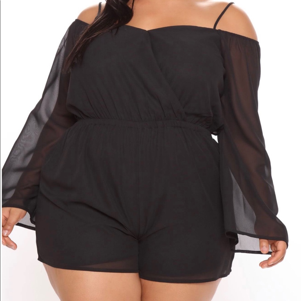 Black Short Romper